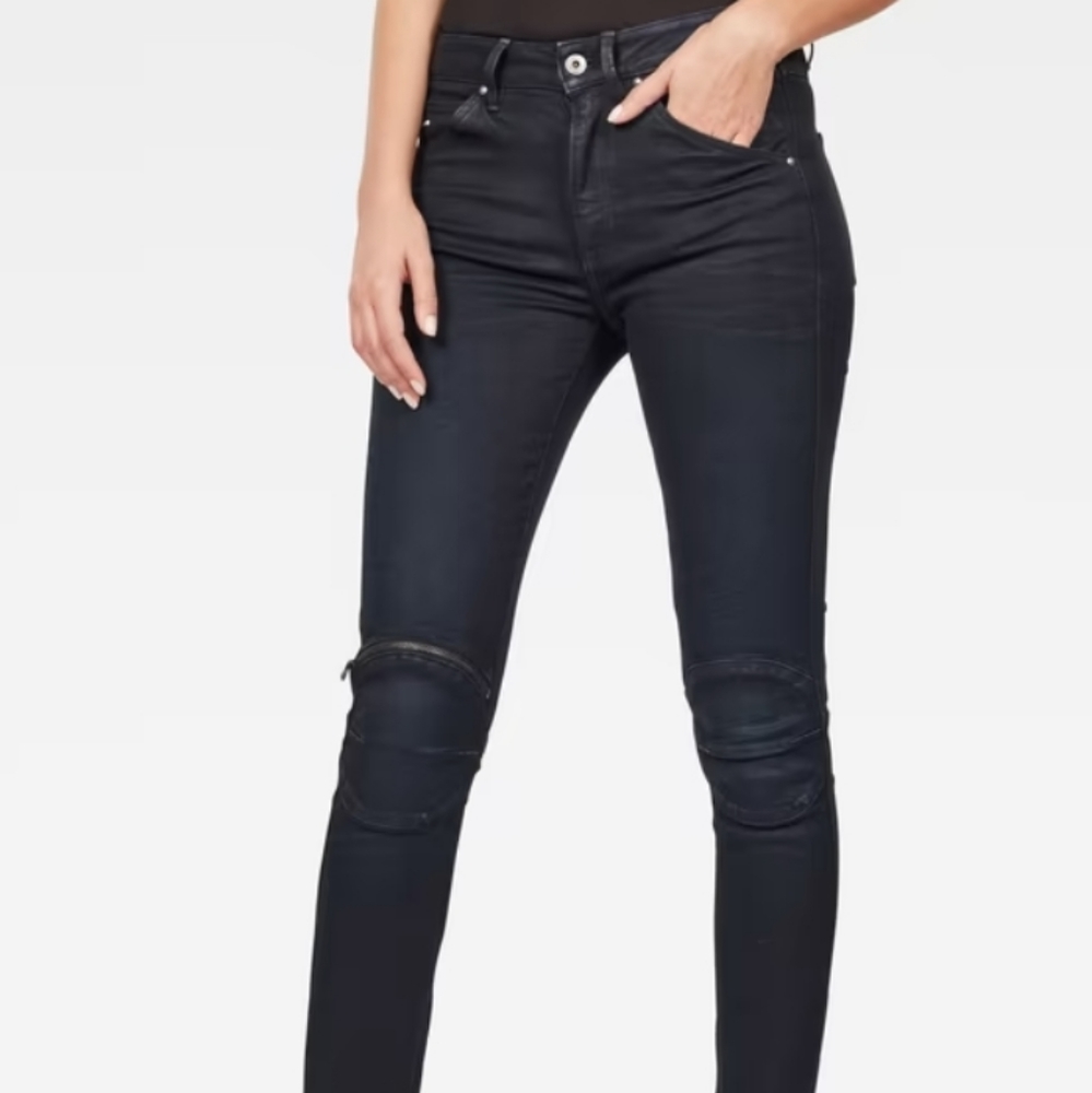 NWT  G Star Raw Knee Zip Mid Skinny PM Women's Jeans